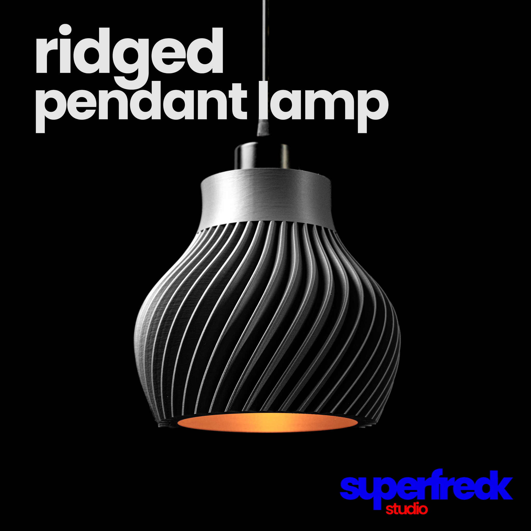 Ridged Pendant